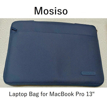 Mosiso 360 Protective Laptop Sleeve Bag for MacBook Air/Pro 13” with Fully Open Zipper - Imported from UK